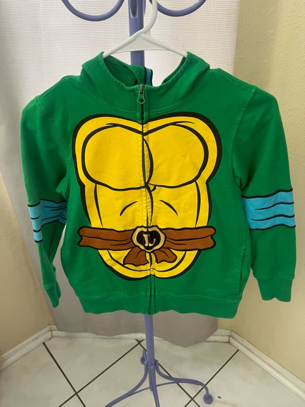 Nickelodeon Turquoise & Yellow Teenage Mutant Ninja Turtles Hoodie